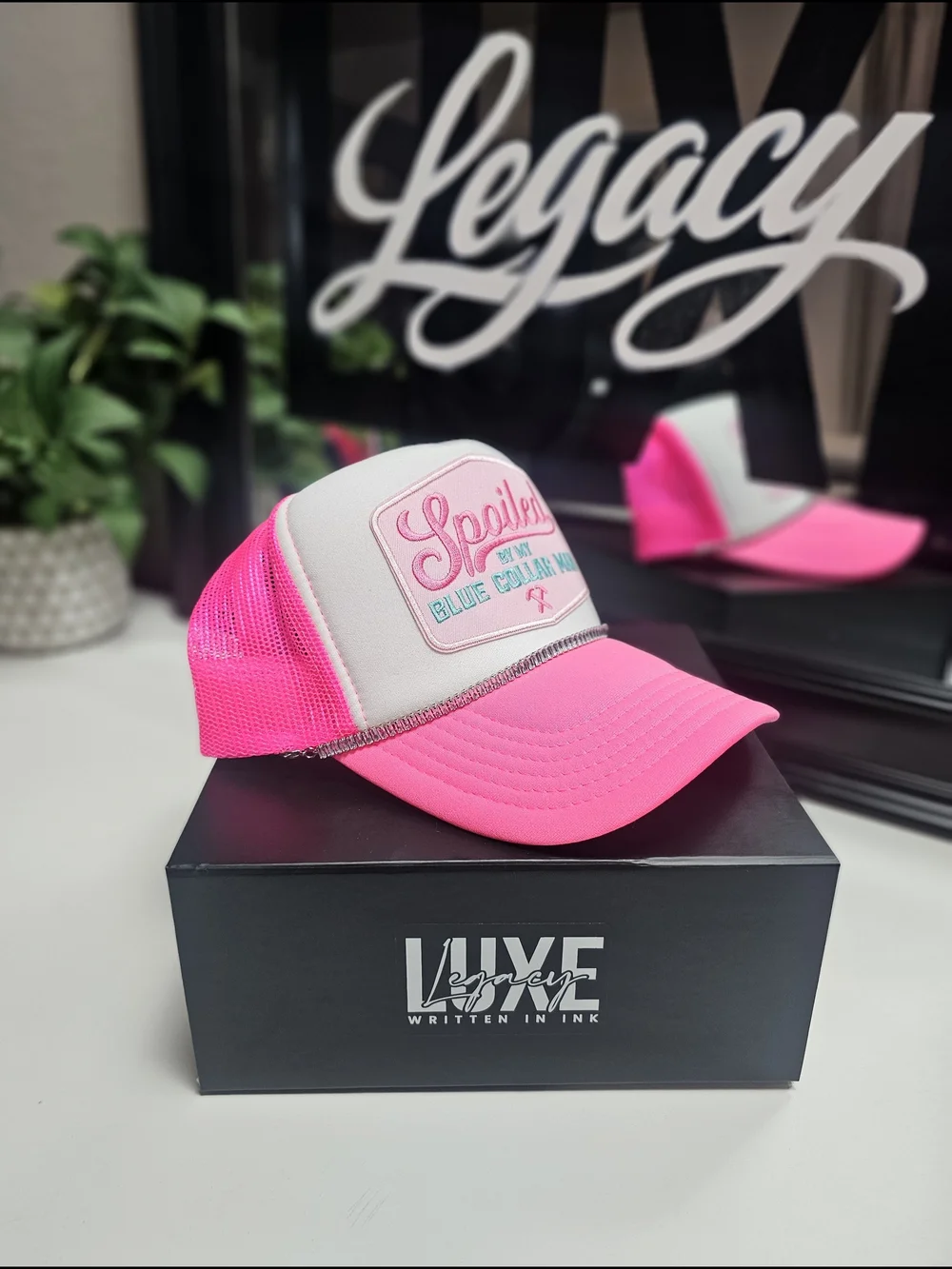 Custom Pink OTTO Trucker Hat